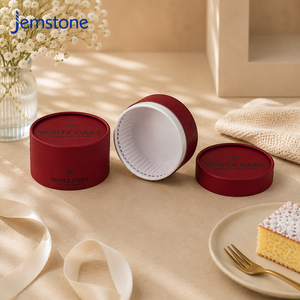 Factory Sale Eco Friendly Food Grade Cake Dessert Round Cardboard Cheesecake Box Cylinder Kraft Paper Tube Packaging Custom - Product Image 1