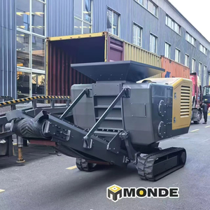 Concasseur à mâchoires portable MONDE Mini avec moteur AC et engrenages pour le concassage de béton et de roche dans l'exploitation minière, capacité max. 60 t/h - Product Image 1