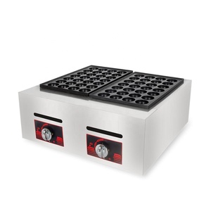 จานคู่,เครื่องทำทาโกะยากิแก๊สญี่ปุ่นอุปกรณ์ลูกชิ้นปลา - Product Image 1