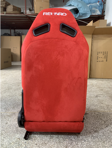 Sedile Sportivo Stile <span class=keywords><strong>RECARO</strong></span> SR-7 KK100 Rosso e Nero in Pelle Scamosciata Reclinabile Sedile a Guscio di Alta Qualità Sedili da Corsa Modificati - Product Image 3