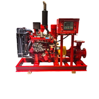 Pompe submersible électrique horizontale de surpression pour puits, 10-100 L/min, ensemble de pompe à incendie à moteur diesel
