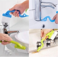 Brosse de nettoyage 9 pièces à poils durs ensemble de brosses de nettoyage pour cuisine salle de bain toilette coulis bouteille Gap fenêtre pistes
