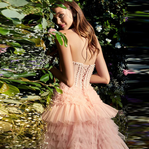 Robes de soirée élégantes bleues à col cœur pour femmes, robes de bal, robes de mariée, robes de soirée de luxe pour événements spéciaux à Dubaï SF088 - Product Image 3