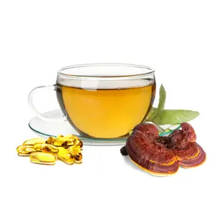 हर्बल Ganoderma Lucidum खोल टूट बीजाणु तेल softgel Reishi मशरूम बीजाणु तेल कैप्सूल