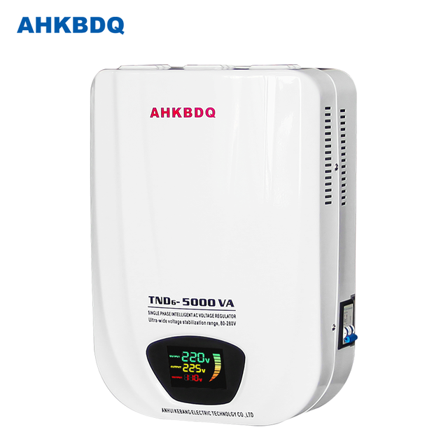 Tvr-5kva Customized 220v Relay Type Avr Ac Voltage Regulator Automatic Voltage Stabilizer for Home Appliance 5000va Capacity