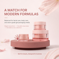 Pot cosmétique en gros d'usine, mini-pots vides de 5g, 15g, 30g, 50g pour crème visage, crème contour des yeux, masque facial, ensemble de soins de la peau, personnalisable OEM