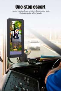 Londintech <span class=keywords><strong>Rétroviseur</strong></span> électronique avec écran IPS de 12,3 pouces, <span class=keywords><strong>caméra</strong></span> de recul 1080P HD, surveillance double <span class=keywords><strong>caméra</strong></span> BSD <span class=keywords><strong>pour</strong></span> camions, bus, camping-cars - Product Image 4
