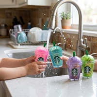Nouveau jouet à presser KK, jouets en forme de tasse de thé au lait; Jouet alimentaire anti-stress en forme de pain vapeur; Pain vapeur souple; Jouet sensoriel pour adultes et enfants