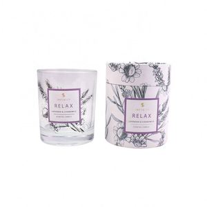 Candle Bottle <b>Box</b> Custom Logo Printing <b>White</b> Wax Candle <b>Box</b> Jar Wax Private Label Cylinder <b>Box</b> - Product Image 4