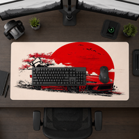 Alas Mouse Karet Pola Mobil Sport Anti Selip Alas Meja Persegi Panjang 260X210X2Mm Aksesori Komputer Gaming
