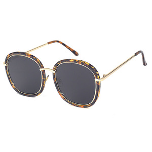 Jamie 8024 Fashion Retro Sunglasses Gold Metal Frame UV400 Protection Women Sun Glasses Type 3 Lenses AC Lens - Product Image 5