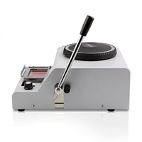 Machine de codage de gaufrage d'imprimante de braille manuelle de carte de PVC