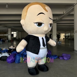 Disfraz de Mascota Inflable Baby Boss de Diseño Humano Especial, Disfraz de Mascota de Bebé con Pañal de 2m 2.6m para Cosplay - Product Image 4