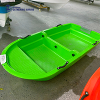 Bateau pliable en plastique PE de 2,2 m pour la pêche et l'évacuation en cas d'inondation