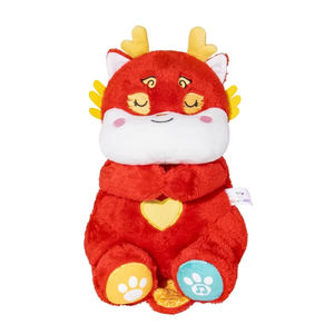 Jouet en peluche apaisant pour bébé - Peluche renard, koala, dinosaure avec mouvement respiratoire et <span class=keywords><strong>musique</strong></span> - Vente en gros directe d'usine - Product Image 4