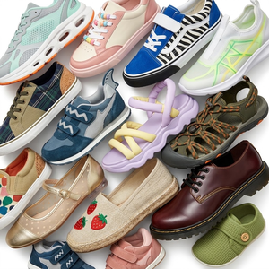 Zapatillas de moda con bloques de color para niños y sandalias cerradas para exteriores, venta al por mayor mixta con MOQ bajo para boutiques - Product Image 1