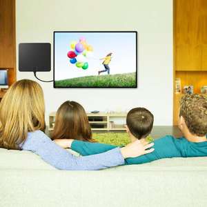 <span class=keywords><strong>Antena</strong></span> de <span class=keywords><strong>TV</strong></span> de Alta Ganancia con <span class=keywords><strong>Amplificador</strong></span> VHF UHF, Ultrafina, Canales Gratuitos, 4K, Omnidireccional, HD Digital, para Interiores - Product Image 6