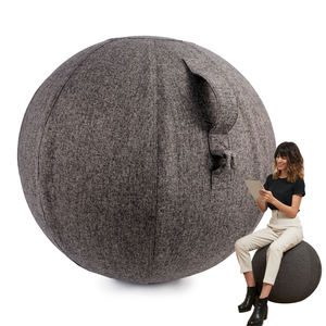 Funda de Pelota de Yoga de Imitación de Cachemira Suave y Agradable para la Piel de Zhensheng, Puede Aislar la Piel de la Pelota de Yoga de Plástico - Product Image 1