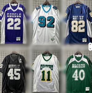 เสื้อผ้าจีนสต็อก<span class=keywords><strong>ส</strong></span>่วนเกิน เสื้อฟุตบอลอเมริกันยุโรป ผ้าฝ้ายตาข่าย เสื้อกีฬา - Product Image 4