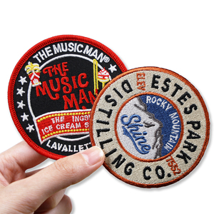 High Quality logo Custom Embroidered Tiny Male Custom 100% Embroidered Embroidery Sew Iron on Patches for Clothing - Product Image 1