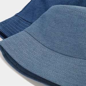 Chapeau Bob de Haute Qualité Couleur Unie, Chapeau de Soleil Décontracté pour l'Extérieur, Chapeau Bob en Denim - Product Image 4