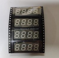Светодиодный 7-сегментный дисплей SMD с общим катодом, красный, 0.39 дюйма, 3-разрядный, 29.4*15 мм, Houkem 3932SMD-ASR