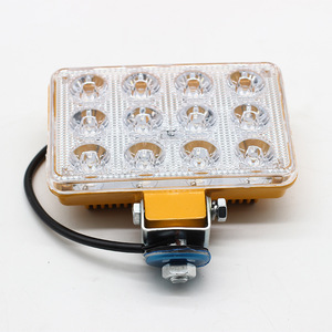 Luz Antiniebla LED 12V 55W 6000Lm 3000K Amarilla para Excavadora Bobcat, Ajuste Universal, Mejora de Rendimiento - Product Image 3