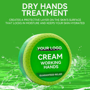 Crème pour les mains hydratante, nourrissante, sans parfum, aux ingrédients naturels et aux bienfaits anti-fissures, marque privée - Product Image 4