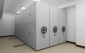 Minimalist Metal Filing Cabinet Lockable <b>Office</b> Storage <b>Unit</b> Commercial Furniture Key Lock Design for High-density Ware Mobile - Product Image 2
