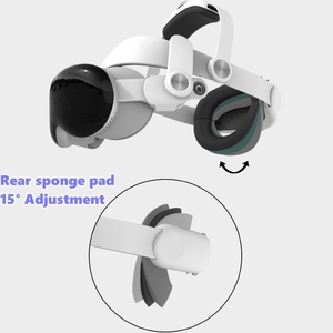 สายรัดศรีษะใส่สบายหัวอ่อนปรับได้ง่ายสำหรับ Apple Vision <span class=keywords><strong>Pro</strong></span> <span class=keywords><strong>VR</strong></span> - Product Image 4