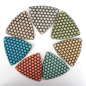 Tamponi Diamantati Triangolari Raizi per Lucidatura Angoli in Calcestruzzo - Product Image 3