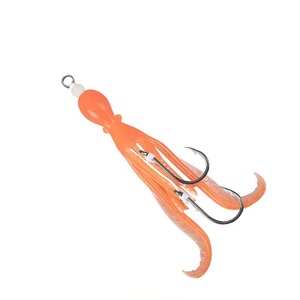 Señuelo Artificial de Calamar Biónico Luminoso UV para Carpa y Atún, Material PVC, 9.7cm, 7.6g, Anzuelos, Múltiples Colores, Río - Product Image 1