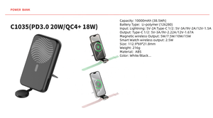 Power Bank Magnetico Wireless Ultra-Sottile da 10000mAh, Mini Stazione di Ricarica Portatile con Supporto - Product Image 6