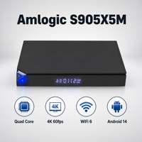 Directo de Fábrica, Canzone Quad Core Amlogic S905X5M Android 14 4K HDR, WiFi de Doble Banda, BT, Smart TV Box
