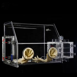 GS-008 Changsha Samy Goede Prijs <span class=keywords><strong>Bench</strong></span> Top Plastic Acryl Handschoenenkastje Kleine Handschoenenkastje Voor Laboratorium <span class=keywords><strong>Test</strong></span> Onder Verzegelde Sfeer - Product Image 4