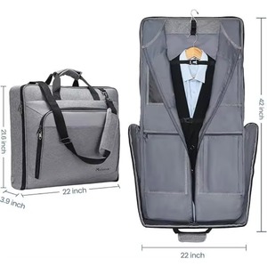 Échantillon gratuit – Sac de transport pour costume en gros, sac de voyage suspendu pour vêtements, pour hommes et femmes, idéal pour les voyages d'affaires - Product Image 6