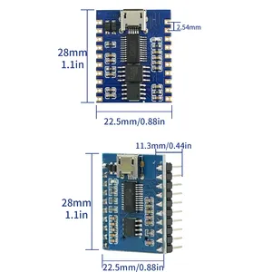 DT9001-TF 5W 32GB MP3 TTL Control Audio Module 7 Playing Mode Voice Sound Module TF-Card Voice Play Module