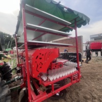 Trasplantadora de Vegetales de Alta Eficiencia, Máquina Sembradora de Plántulas, Trasplantadora para Tractor, para Chiles y Tomates, Distancia Ajustable