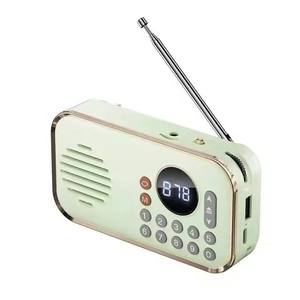 Nhà Máy Trực Tiếp Bán Loa 1500MAh Có Thể Sạc Lại Loa Mini <span class=keywords><strong>Retro</strong></span> Loa - Product Image 1