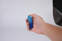 Briquet à flamme jet en plastique, design européen, coupe-vent, rechargeable, haute qualité, avec logo personnalisé, prix de gros usine