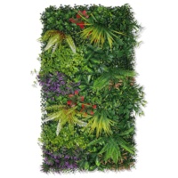 Panneaux de verdure artificielle pour murs végétaux intérieurs et extérieurs, haies en plastique, faux murs végétaux pour la décoration de pièces