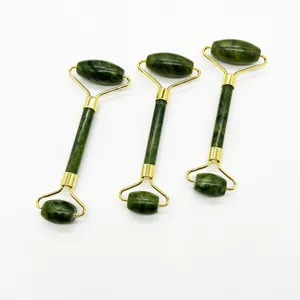 hot sale high quality Green xiuyan jade roller Manufacturer face roller jade facial roller factory directly