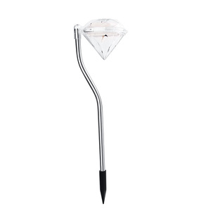 Lampes solaires de jardin en forme de diamant, éclairage décoratif extérieur étanche à LED, alimenté par l'énergie solaire, pour cour, patio, jardin - Product Image 5