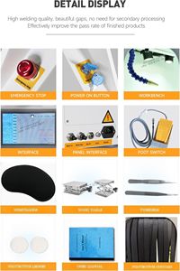 Machine de soudage au laser pour atelier de bijouterie, pour la réparation <span class=keywords><strong>d</strong></span>'objets en métaux précieux comme l'or, l'argent, le platine - Product Image 3