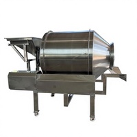 Mélangeur horizontal automatique à tambour en acier inoxydable avec moteur AC 200L 300L 500L pour poudres chimiques et détergents