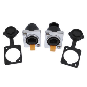 Conector RJ45 Impermeable para Montaje en Panel, Conector Jack RJ45 8p8c, Enchufe Ethernet de Ángulo Recto, IP65 - Product Image 4