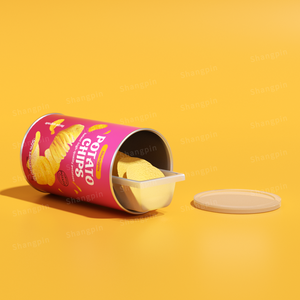 Custom Printed Cardboard Core Cylinder Tubes for <strong>Popcorn</strong> Chips Crispy Airtight Packing Food Grade Paper Canister Packaging - Product Image 2