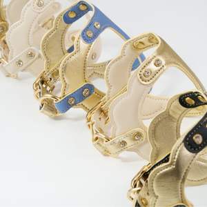 Arnés de cuero premium de diseño personalizado OEM ODM para perros, arnés acolchado para pasear mascotas con correas ajustables para perros pequeños, medianos y gatos. - Product Image 4