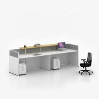 Meubles de bureau peints de haute qualité MDF Comptoir de réception Comptoir de réception de bureau