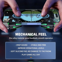 Gâchette de Jeu Mobile DY02 pour PUBG, Manette de Jeu Téléphone Joystick Bouton à Clé en Alliage L1R1 pour Viser et Tirer sur iPhone Android